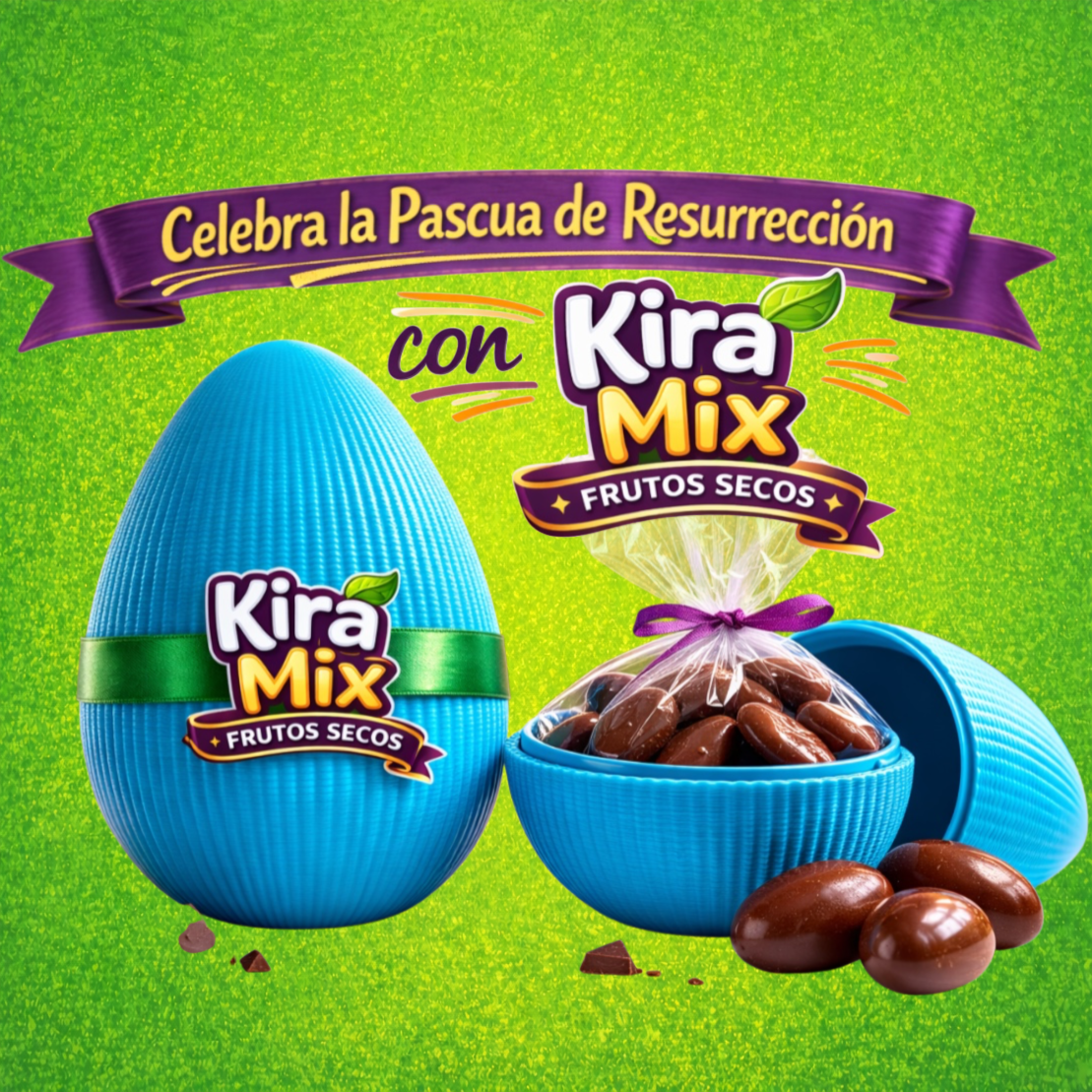 Huevos con almendras bañadas en chocolate