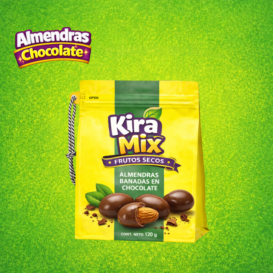 ALMENDRAS BAÑADAS EN CHOCOLATE