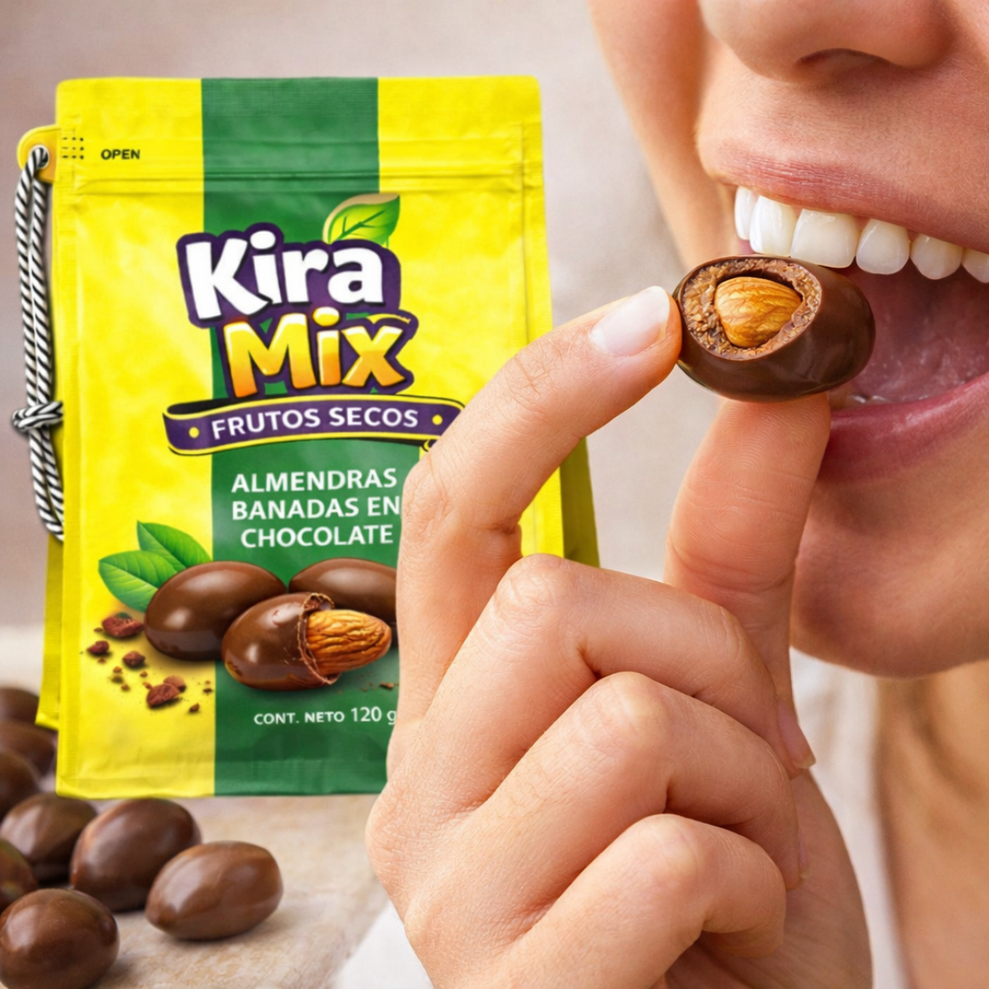 ALMENDRAS BAÑADAS EN CHOCOLATE