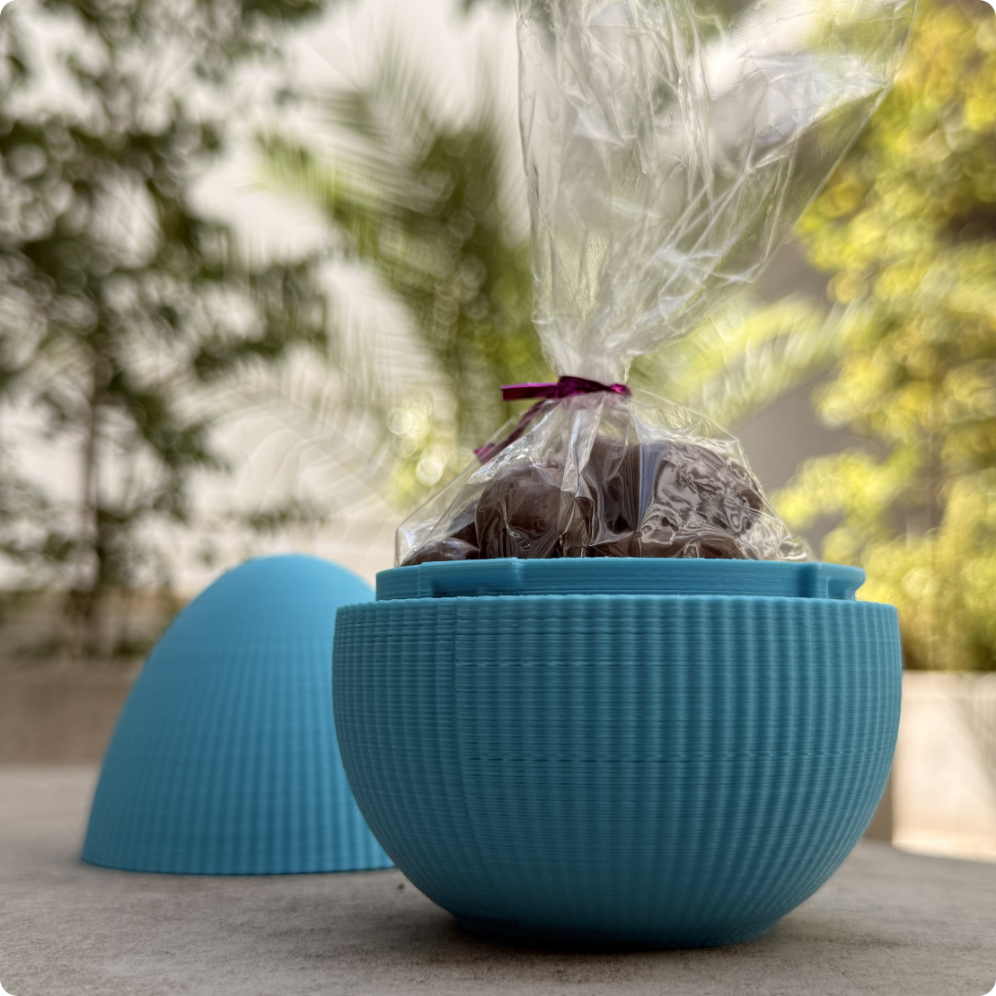 Huevos con almendras bañadas en chocolate