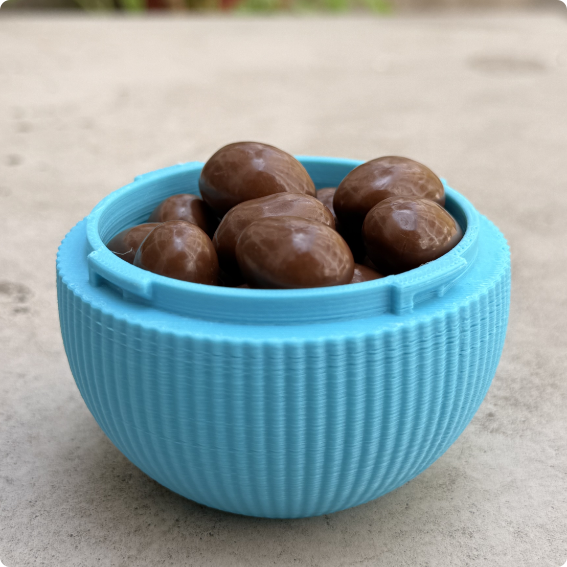 Huevos con almendras bañadas en chocolate